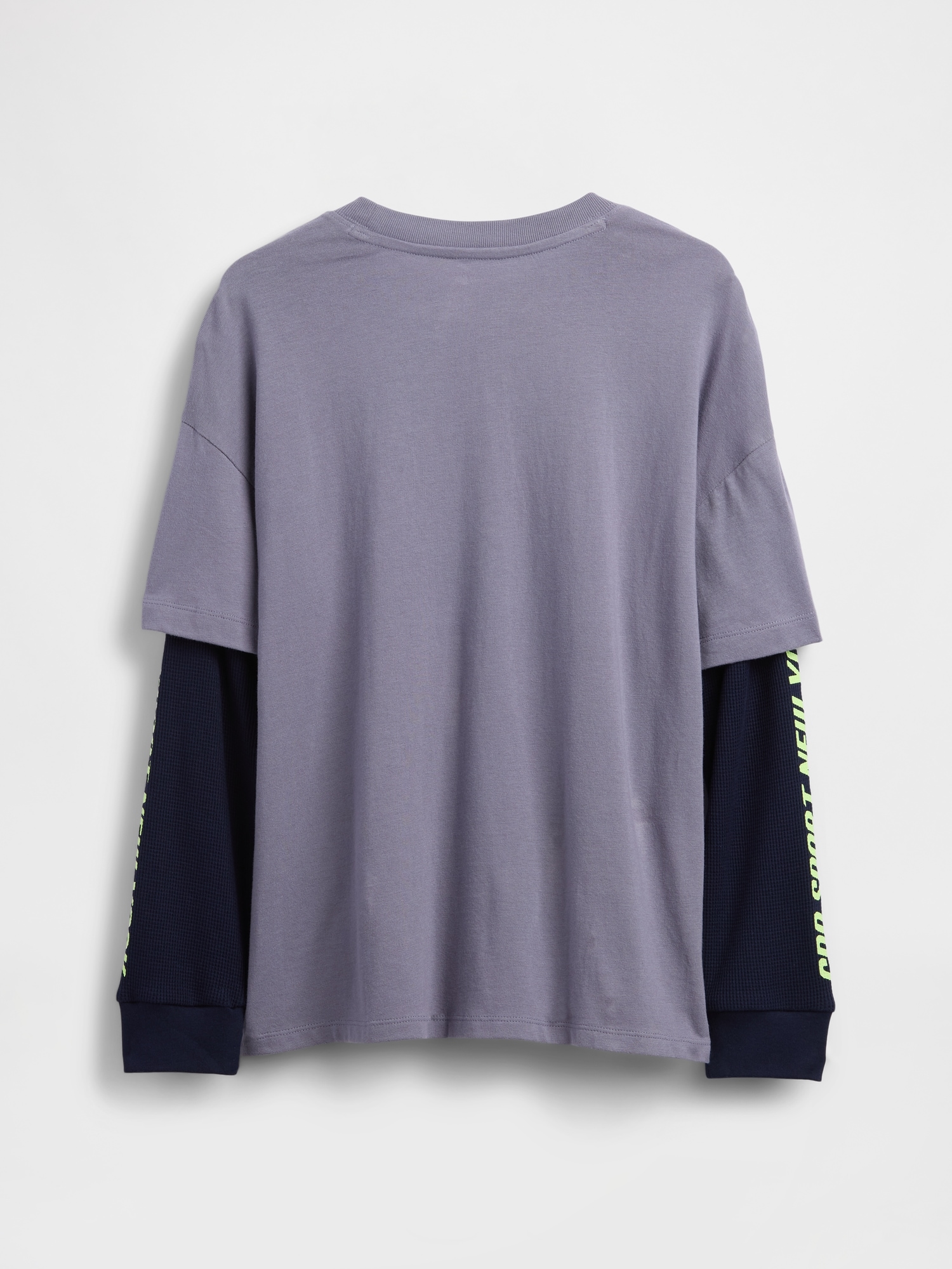 2in1 グラフィックGAPロゴTシャツ (キッズ)-1