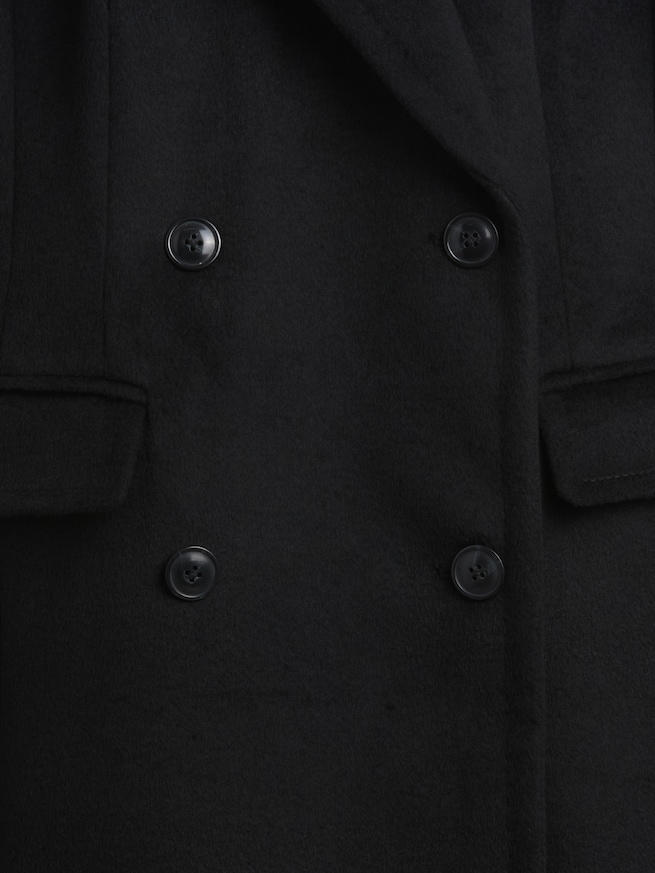 ウールブレンド チェスターフィールド コート-3