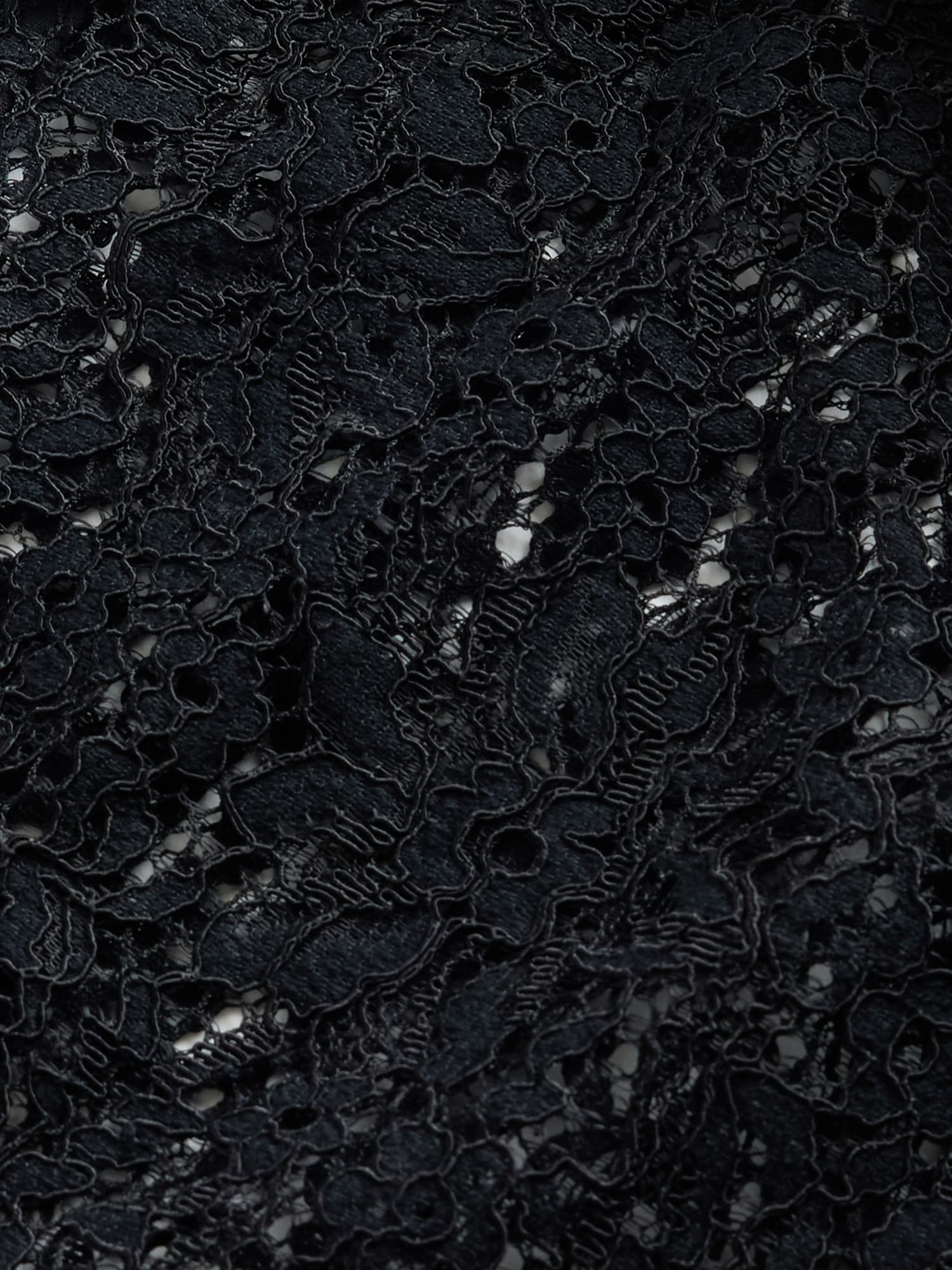 レース フロントボタン トップス-3