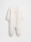 GAPロゴ ボア カバーオール (ベビー)-0
