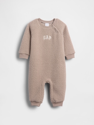 GAPロゴ ボア カバーオール (ベビー)