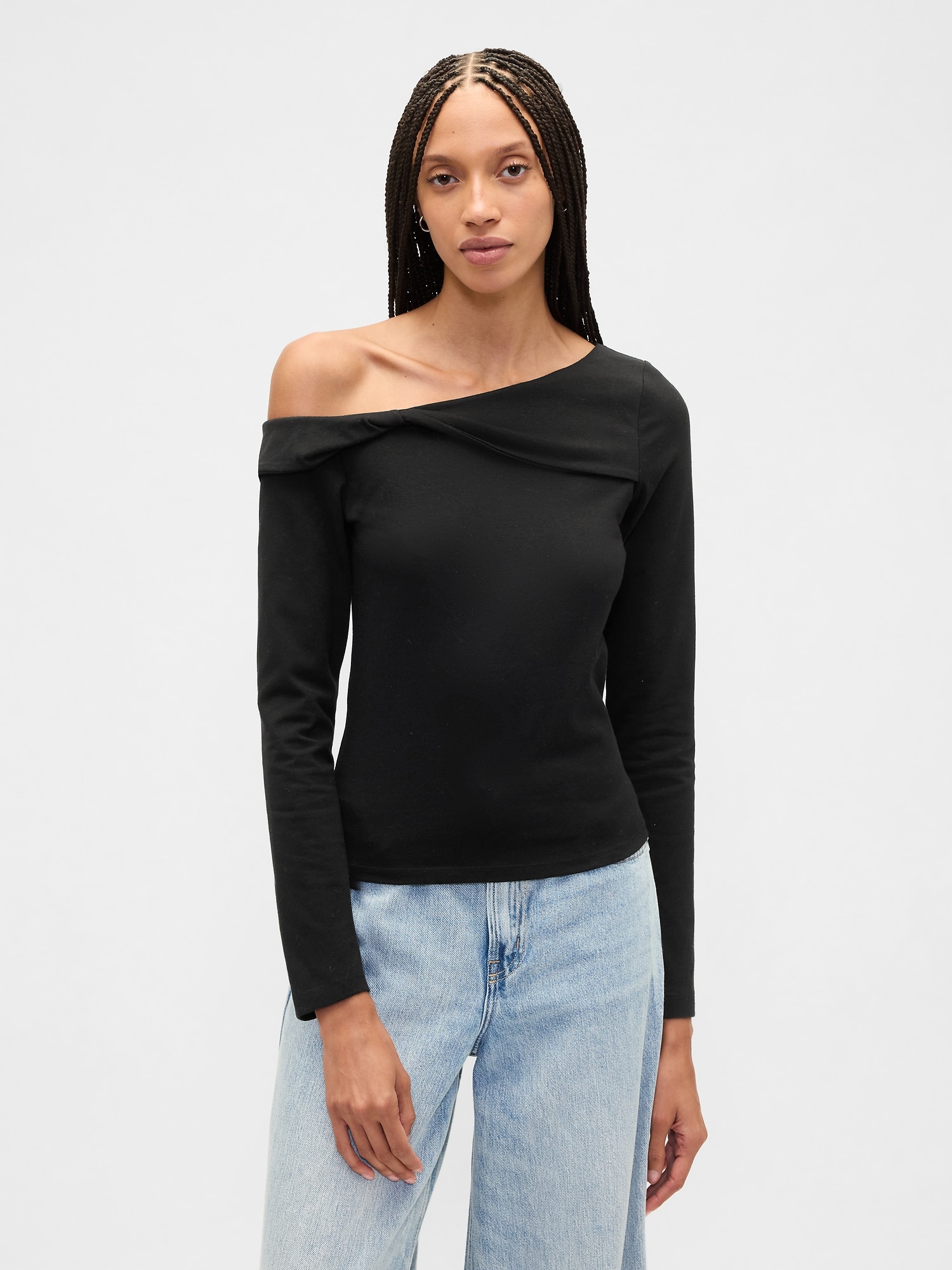 Stretch One-Shoulder Top