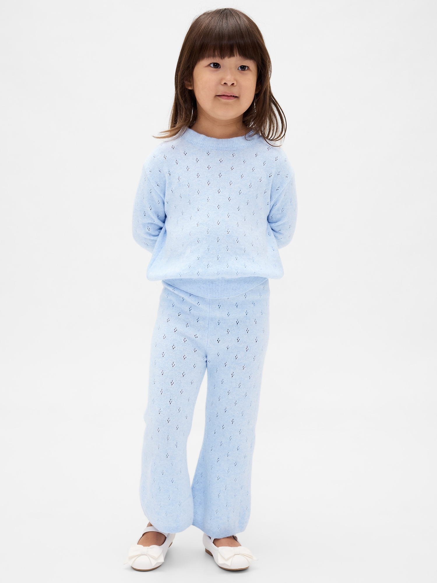 Gap CashSoft カシミヤタッチ ポインテール フレアパンツ (幼児・ベビー) Gap CashSoft カシミヤタッチ ポインテール フレアパンツ (幼児・ベビー)