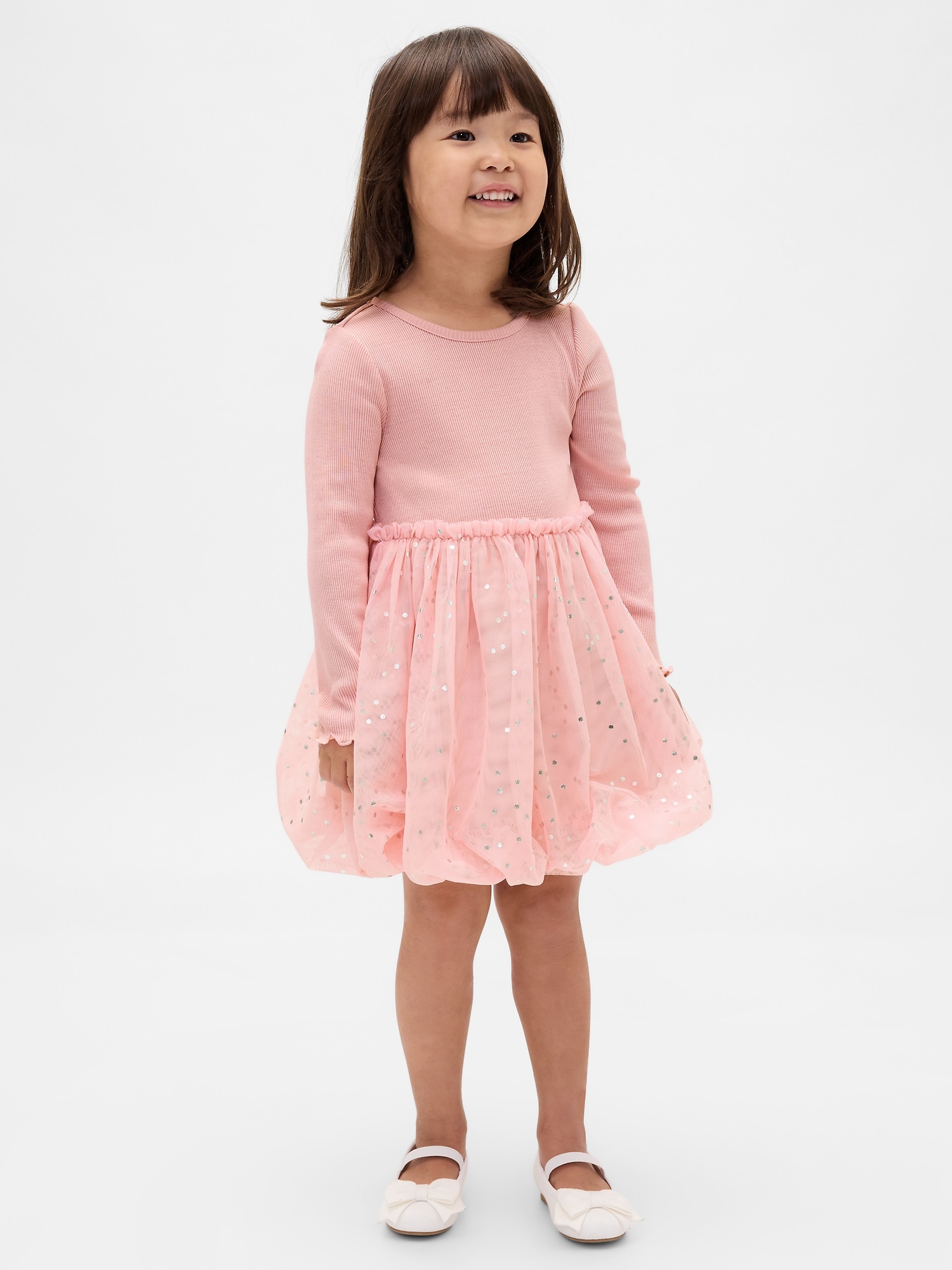 Gap ミックスメディア バブルワンピース (幼児・ベビー) Gap ミックスメディア バブルワンピース (幼児・ベビー)