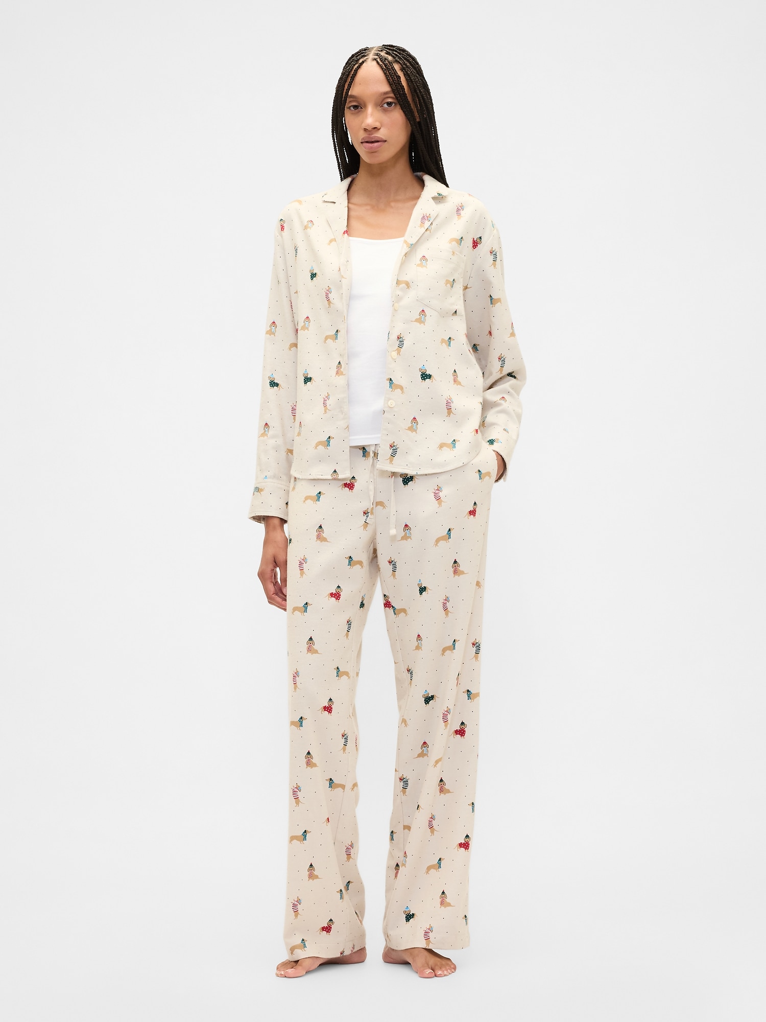 Flannel Pull-On PJ Pants