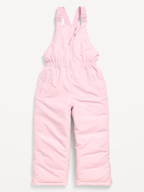 Water-Resistant Snow-Bib Overalls for Girls