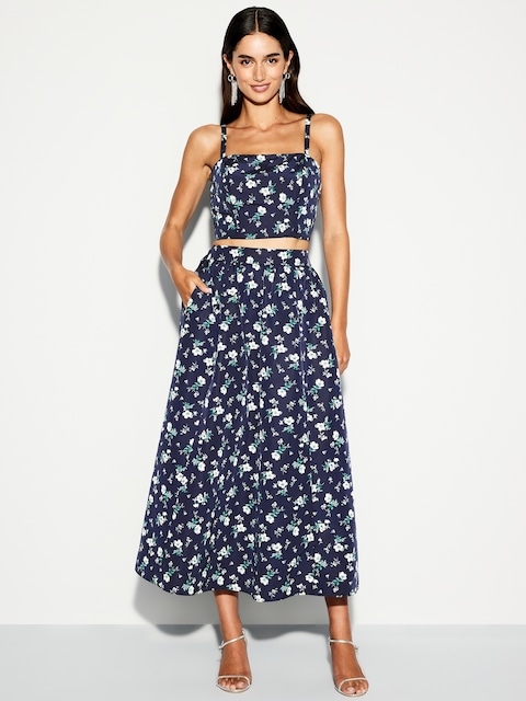 The Occasion by Old Navy High-Waisted Taffeta Midi Skirt