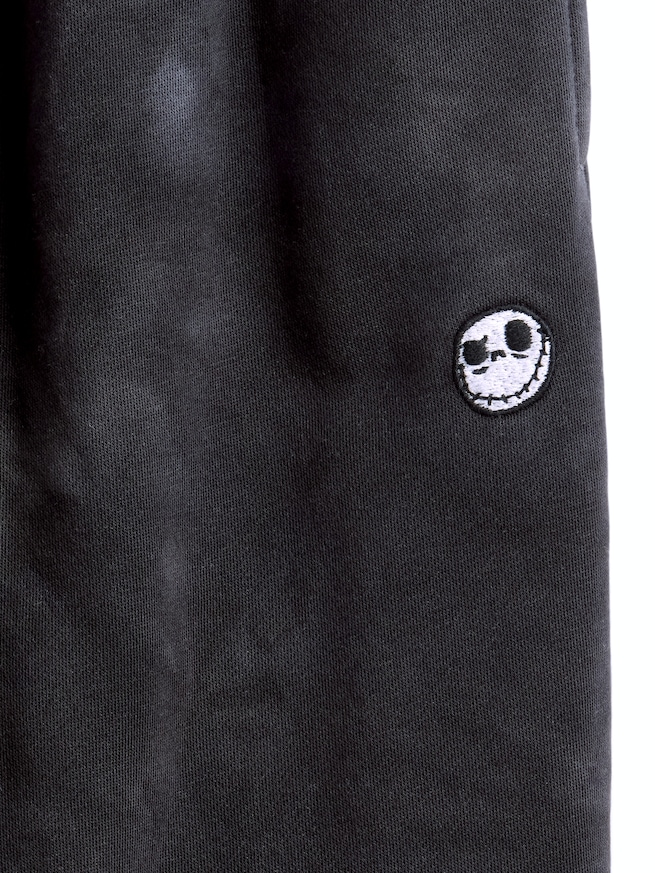 ナイトメアー・ビフォア・クリスマス ヴィンテージソフト スカル バギージョガーパンツ (キッズ)-4