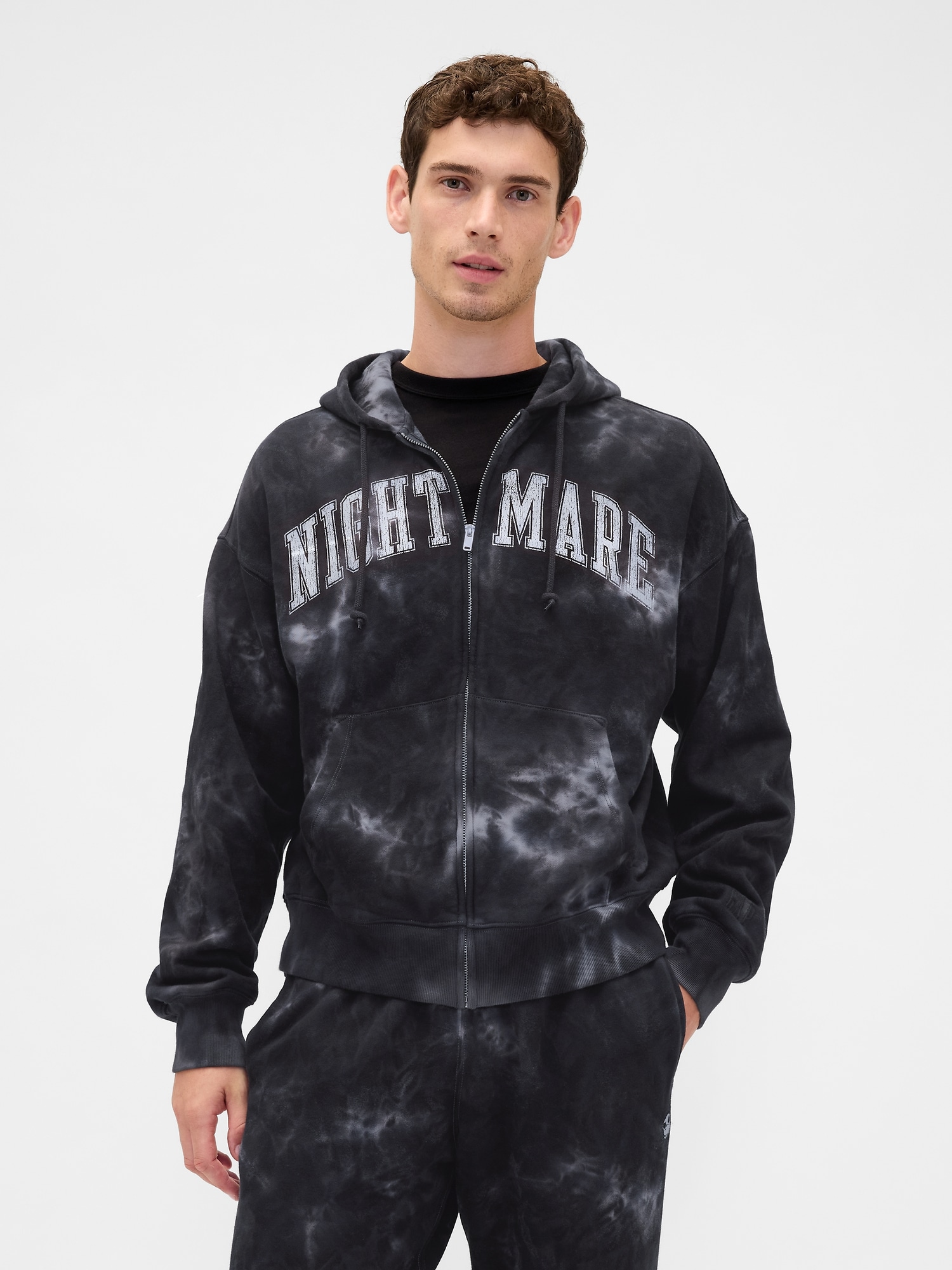 Gap ナイトメアー・ビフォア・クリスマス ヘビーウェイト ジップアップパーカー Gap ナイトメアー・ビフォア・クリスマス ヘビーウェイト ジップアップパーカー