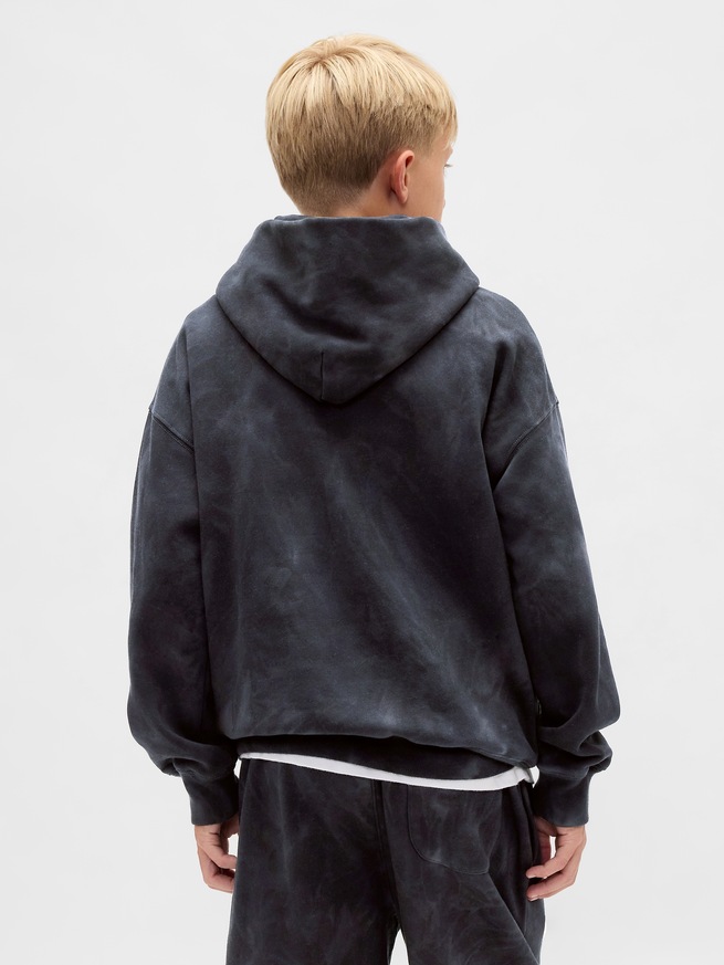 ナイトメアー・ビフォア・クリスマス ヴィンテージソフト グラフィックパーカー (キッズ)-2