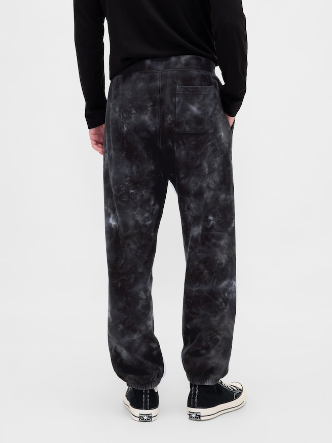 ナイトメアー・ビフォア・クリスマス ヘビーウェイト スカル バギージョガーパンツ-3