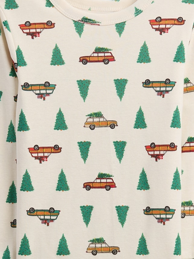 Kids & babyGap オーガニックコットン100% クリスマスツリー パジャマセット-3