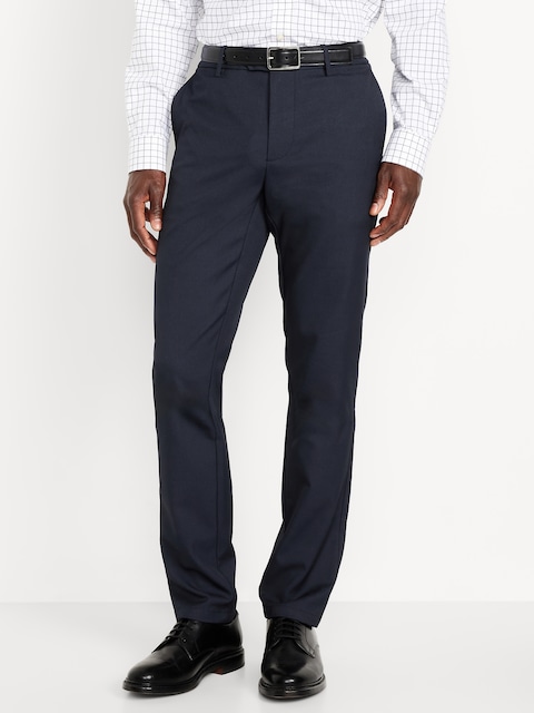 Slim-Fit Twill Dress Pants