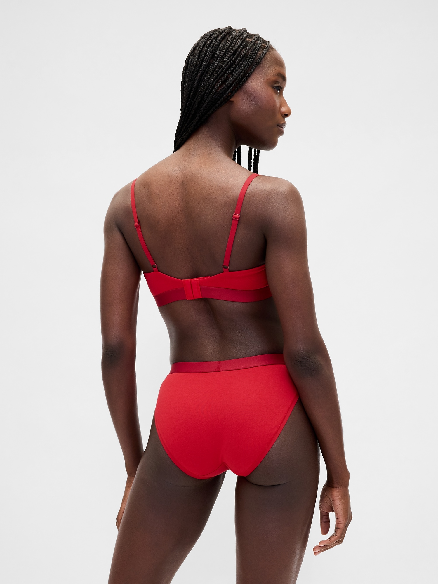 オーガニック ストレッチコットン GAPロゴ ビキニショーツ-1