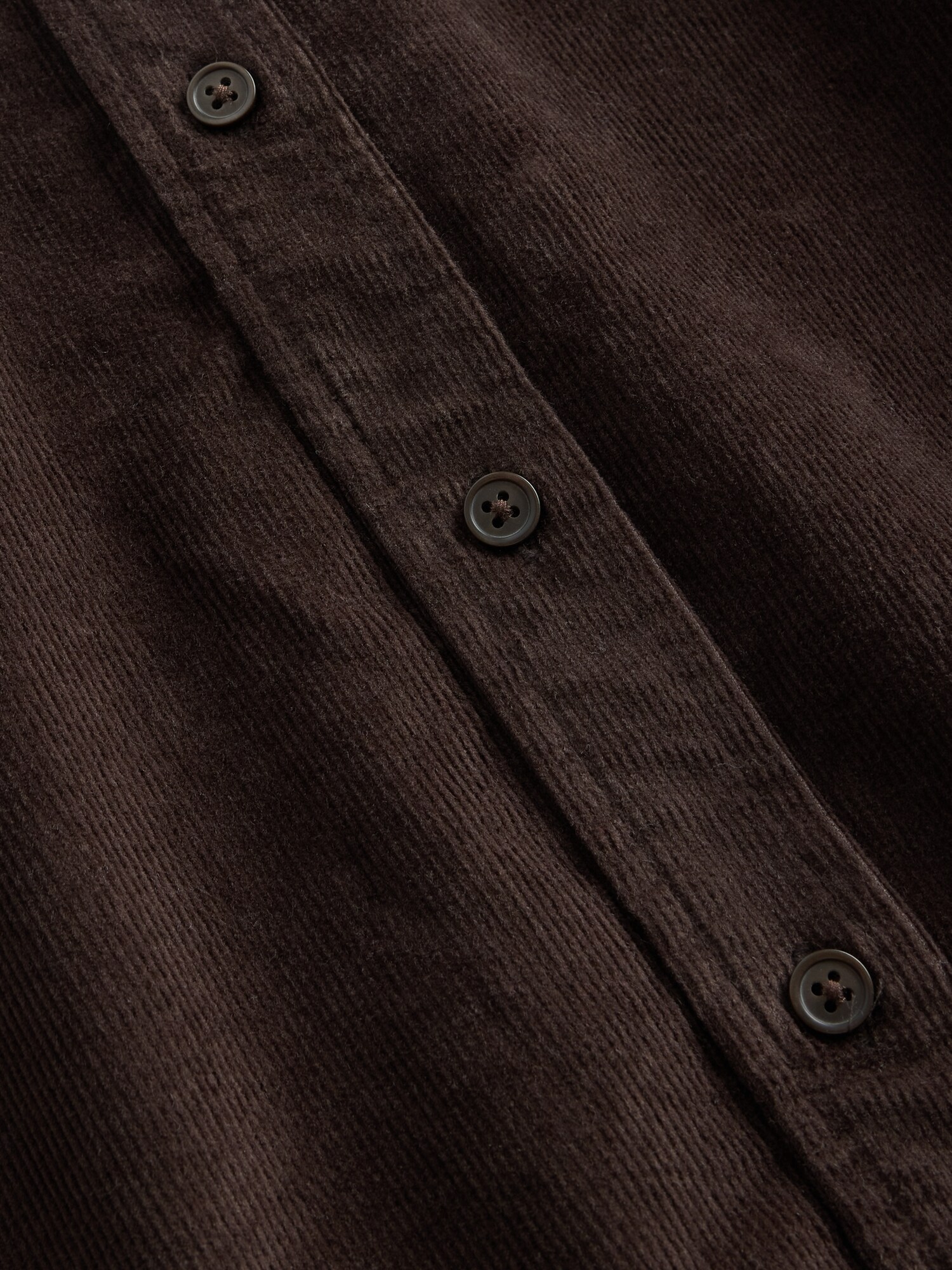 コーデュロイ ストレートヘム クロップドシャツ-3