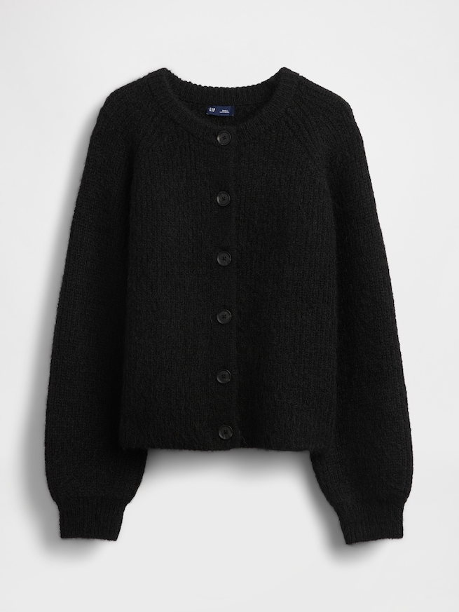 ふわもこ シェーカーステッチ カーディガン-4