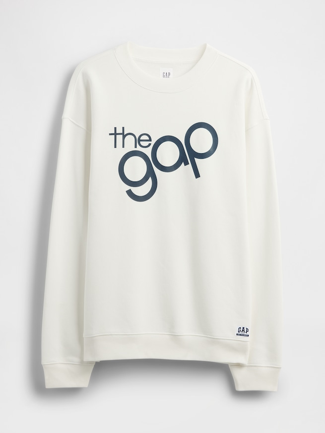 リラックスフィット GAPロゴ クルーネック スウェットシャツ-4
