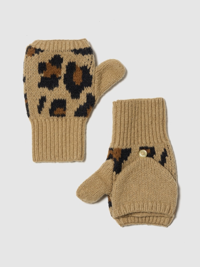 CashSoft カシミヤタッチ マルチWAY ミトン (キッズ)-0