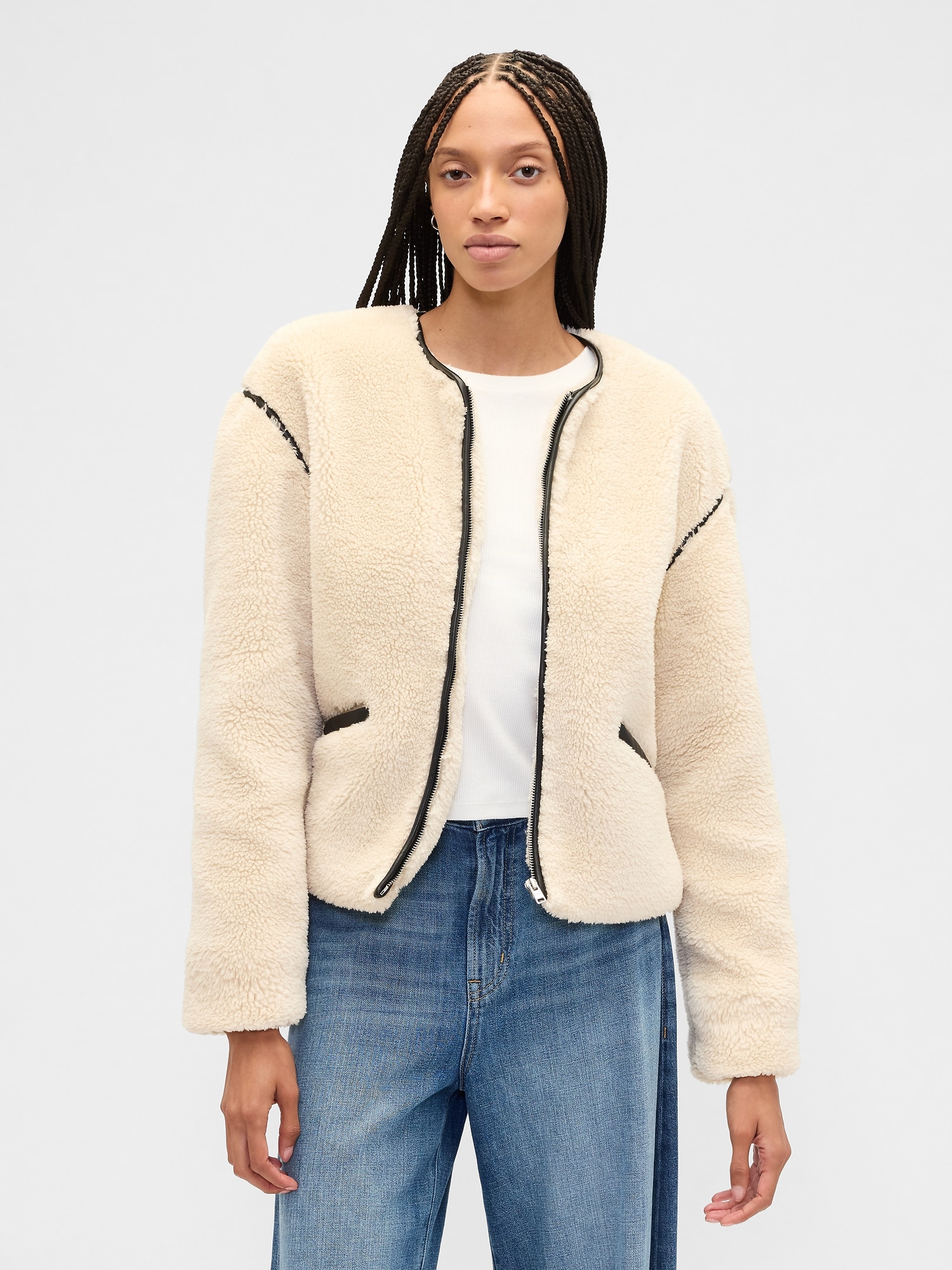 Relaxed Sherpa Jacket