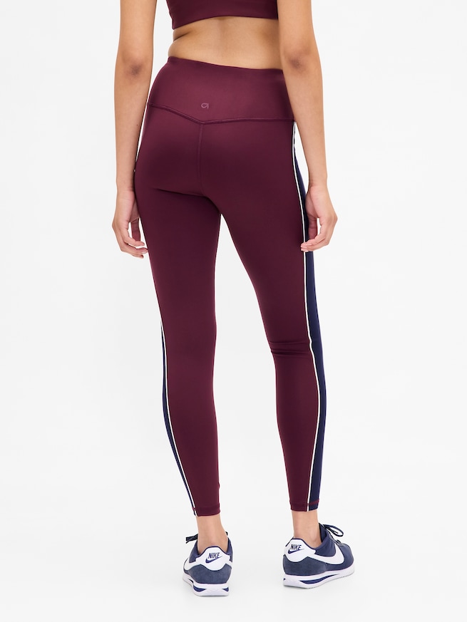 GapFit ハイライズ パワー フルレングス ストライプ レギンス-3