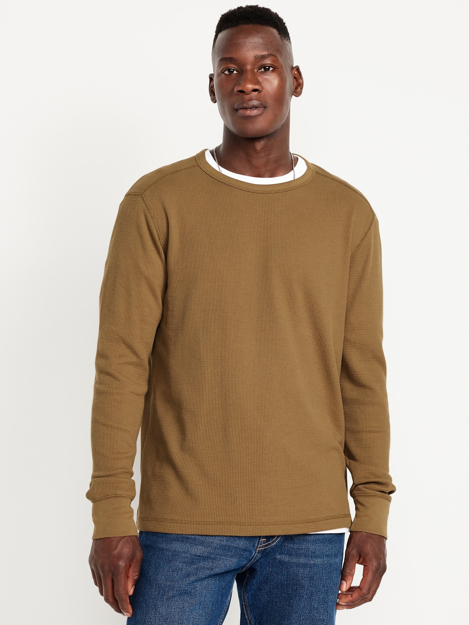 Waffle-Knit T-Shirt