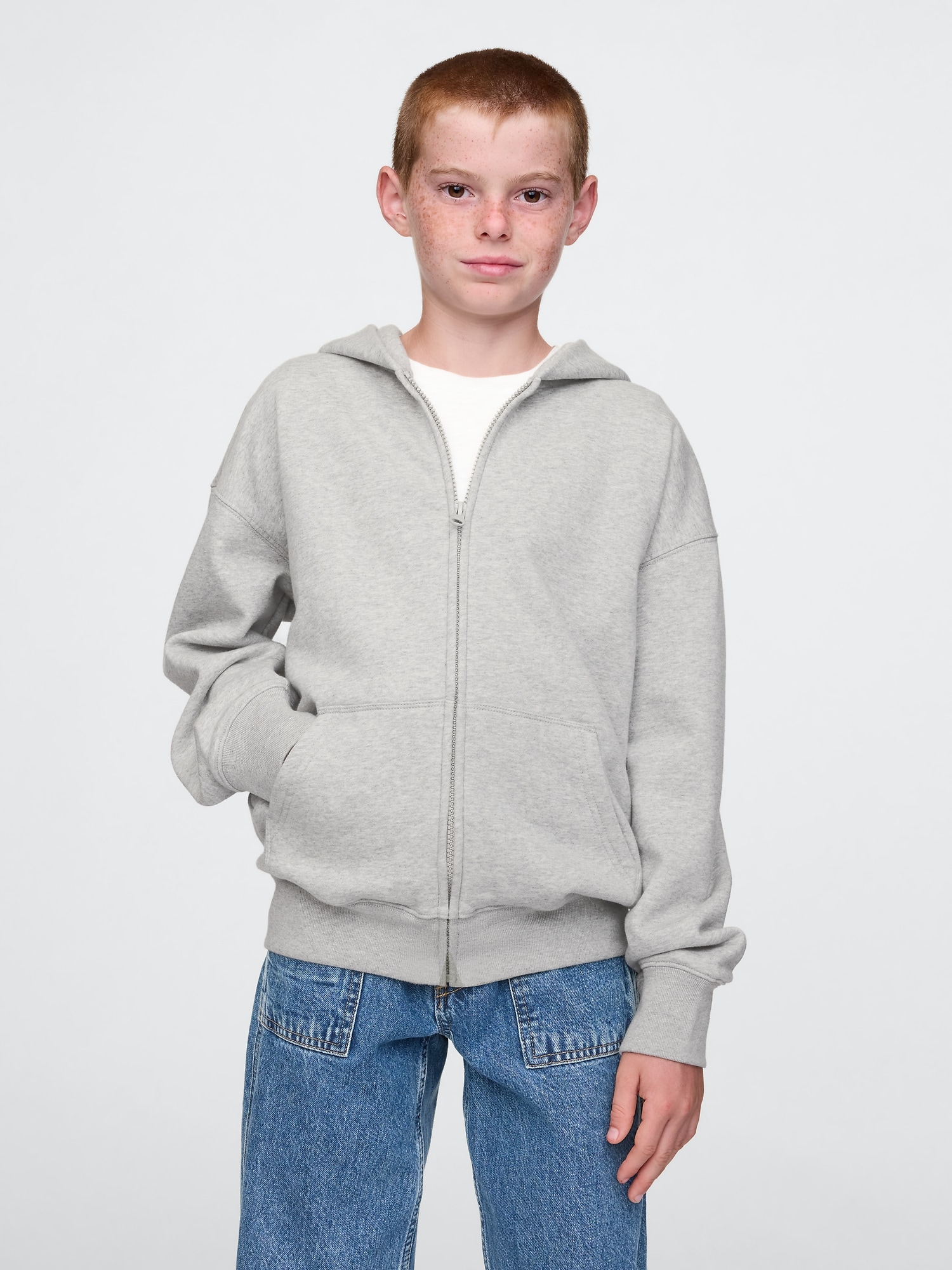 Kids VintageSoft Zip Hoodie