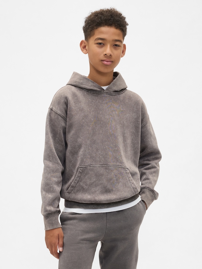 ヴィンテージソフト リラックス パーカー (キッズ)-0