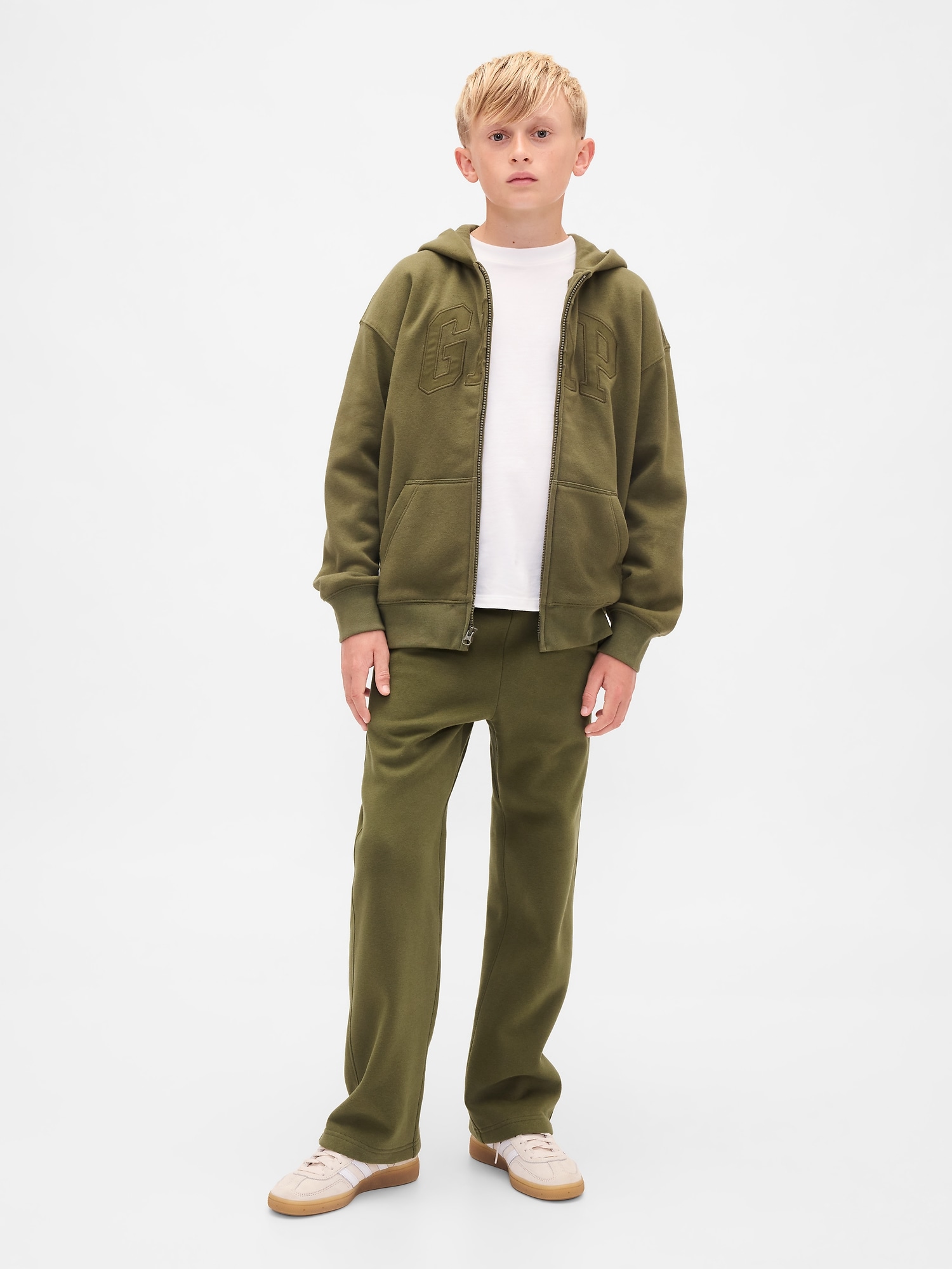 PANTALON DÉCONTRACTÉ EN COTON OUATÉ VINTAGEDOUX POUR ENFANT