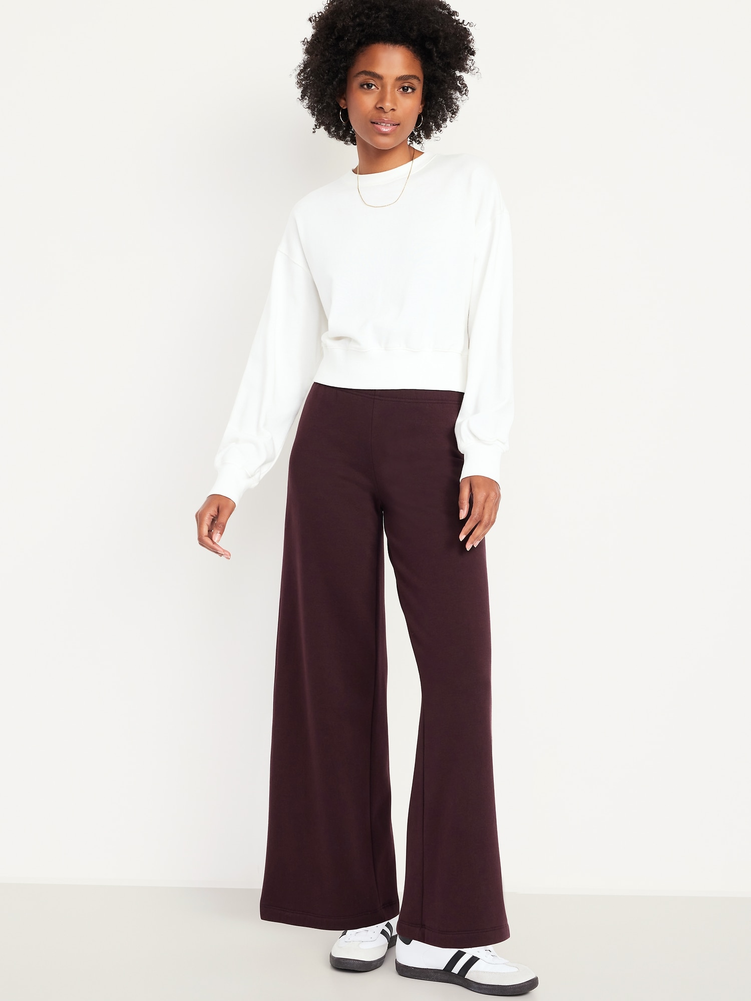 Wide Leg Faux Leather Pants | Old Navy