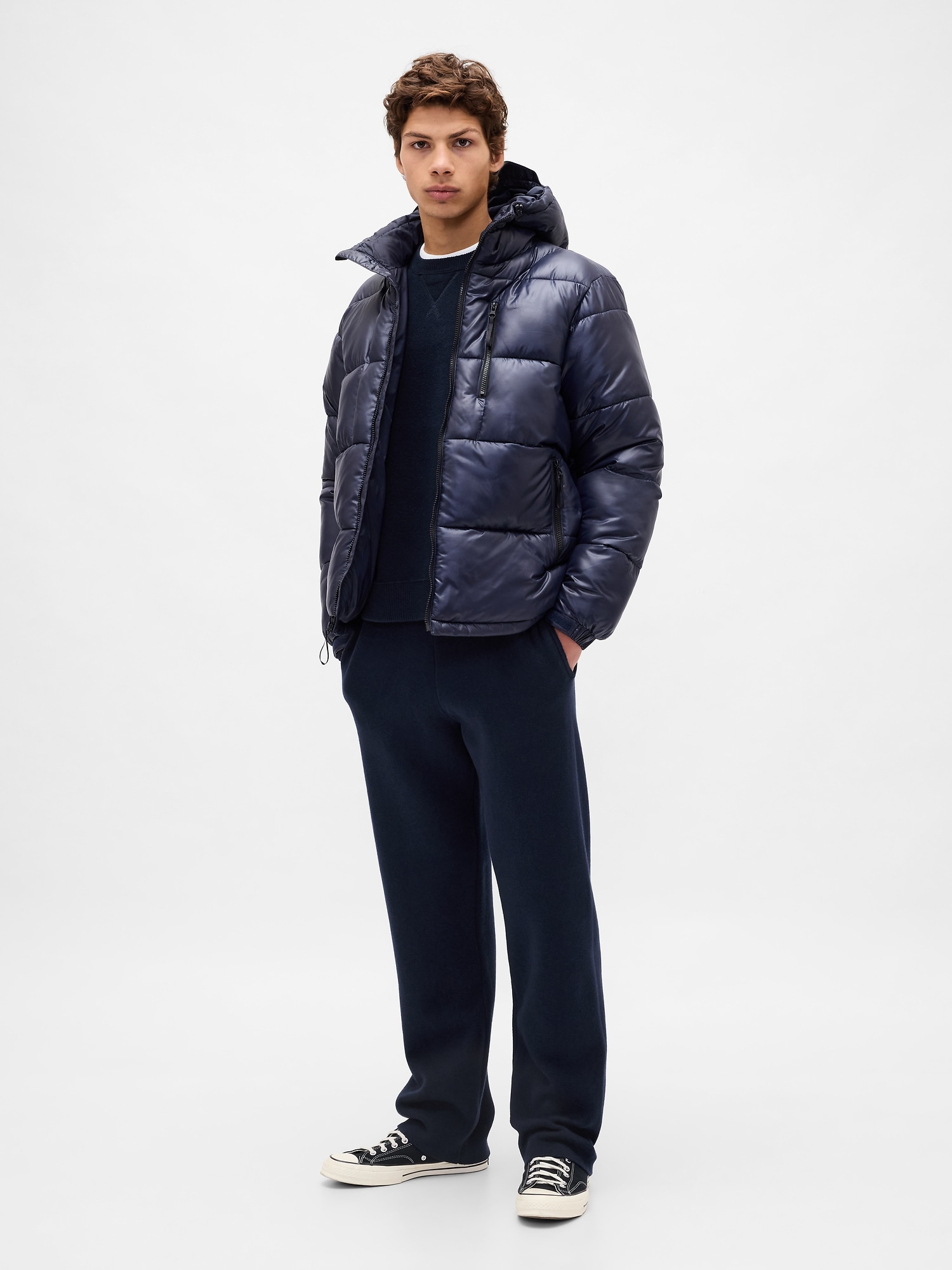 PANTALON EN TRICOT ÉPAIS EFFET CACHEMIRE