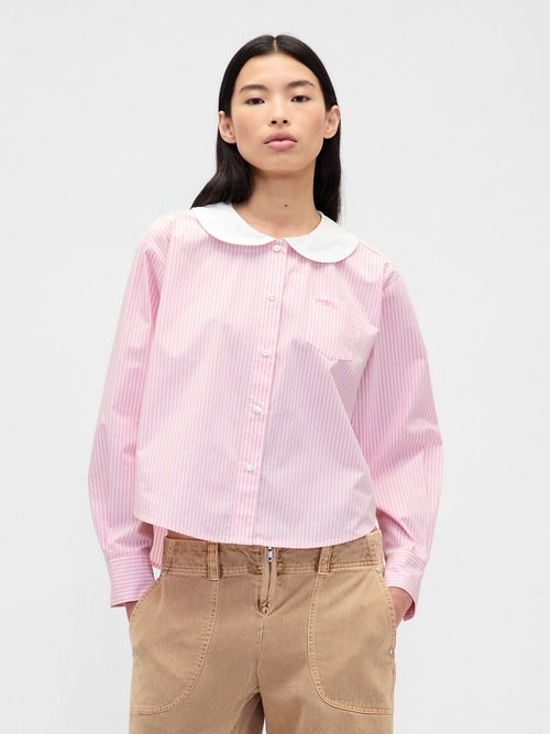 Gap &times; Sandy Liang ポプリン オーバーサイズシャツ
