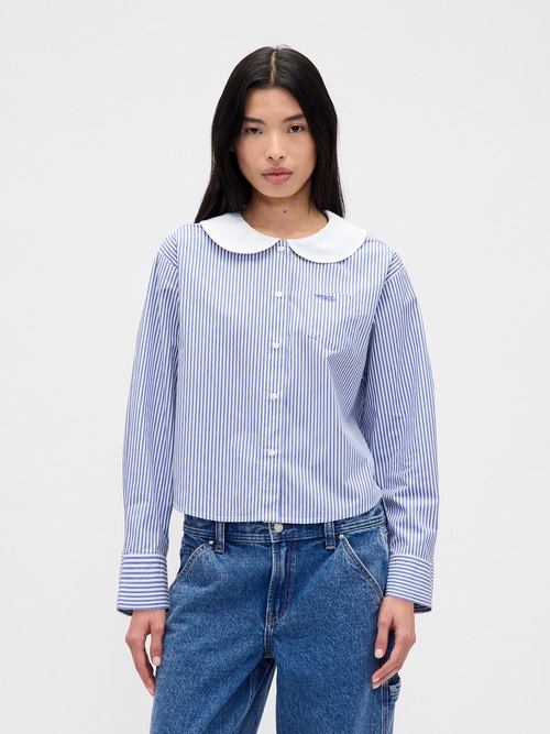 Gap &times; Sandy Liang ポプリン オーバーサイズシャツ