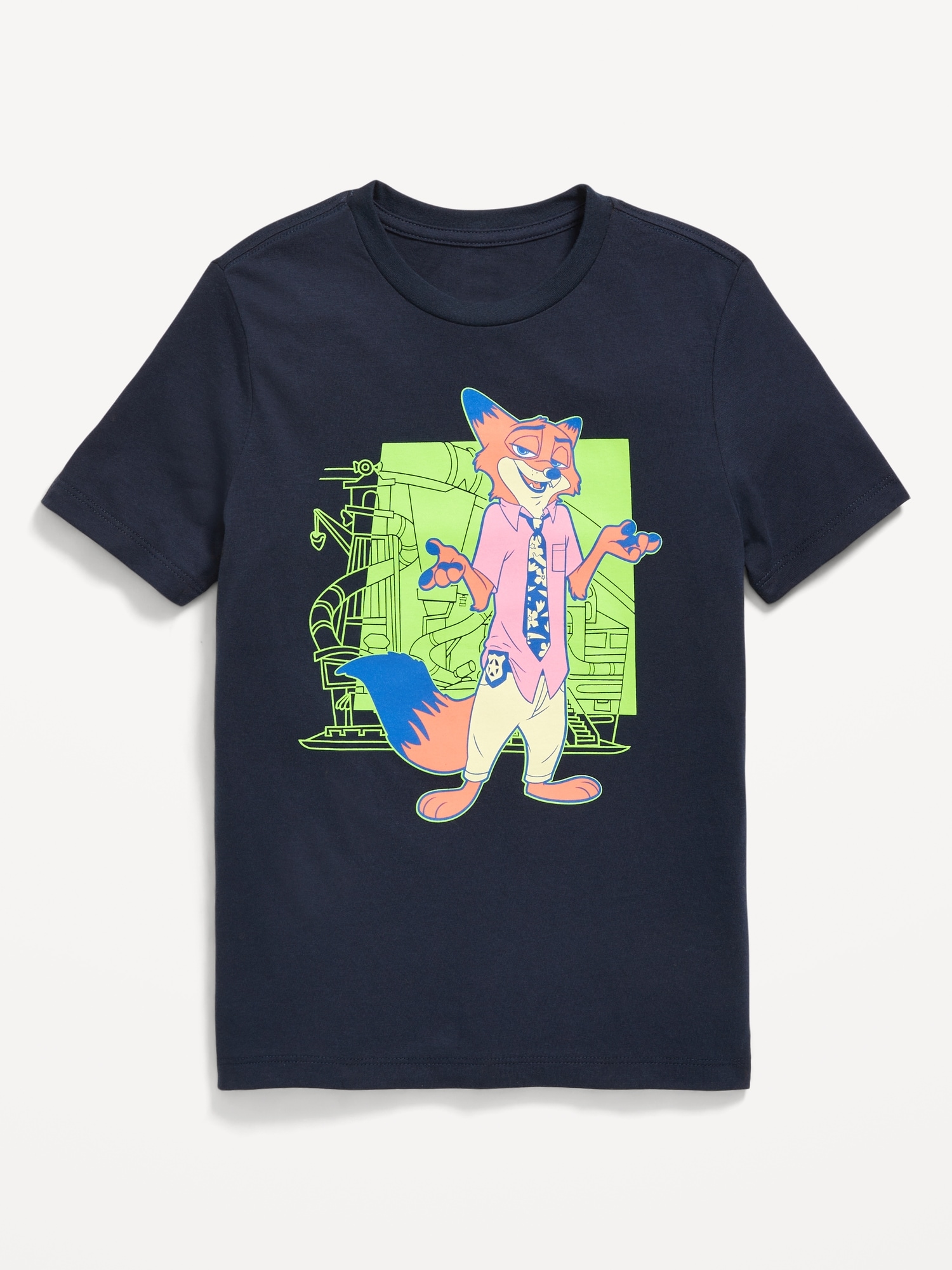 T-SHIRT À IMPRIMÉ ZOOTOPIA DE DISNEY© UNISEXE POUR ENFANT