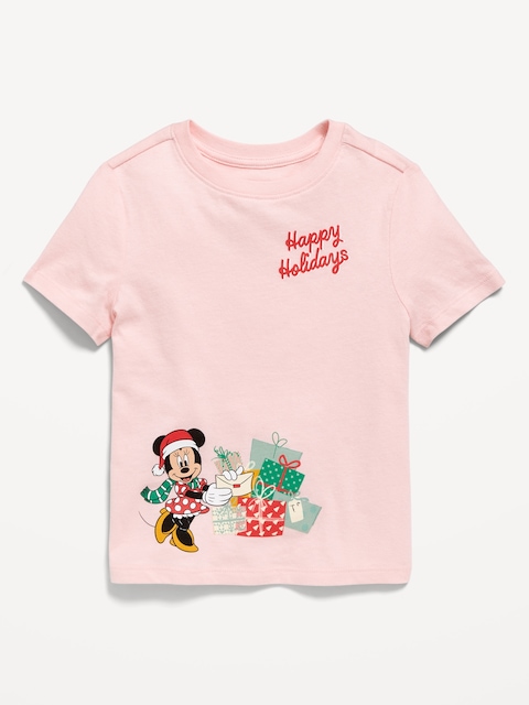 Disney© Minnie Holiday Graphic T-Shirt for Toddler Girls