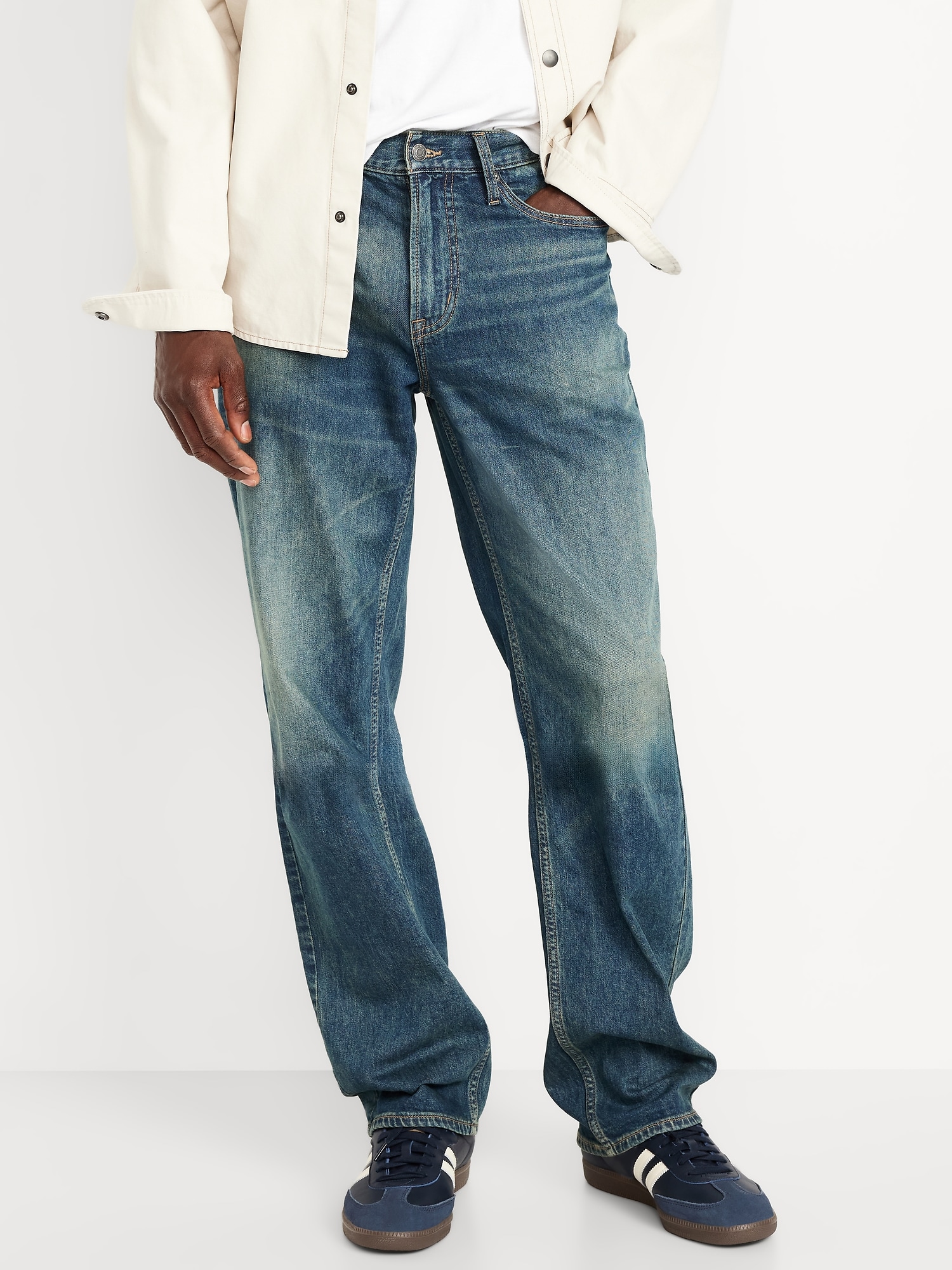 Loose Built-In Flex Jeans