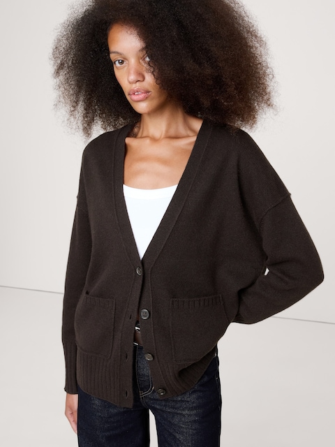 CARDIGAN BOYFRIEND EN CACHEMIRE