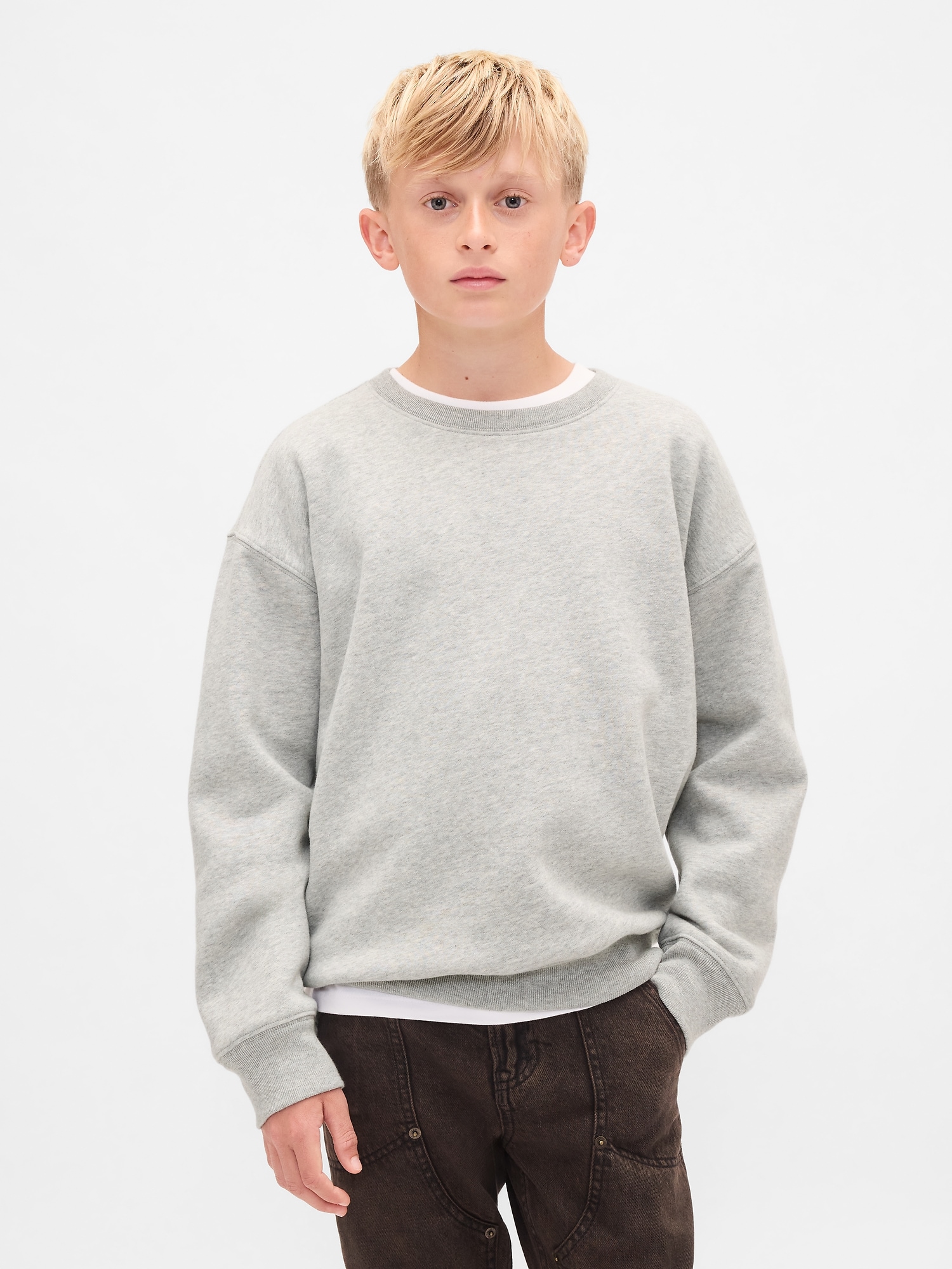 Gap ヴィンテージソフト リラックスフィット スウェットシャツ (キッズ) Gap ヴィンテージソフト リラックスフィット スウェットシャツ (キッズ)