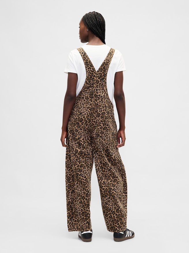 ウルトラソフトデニム ホースシュー オーバーオール-3