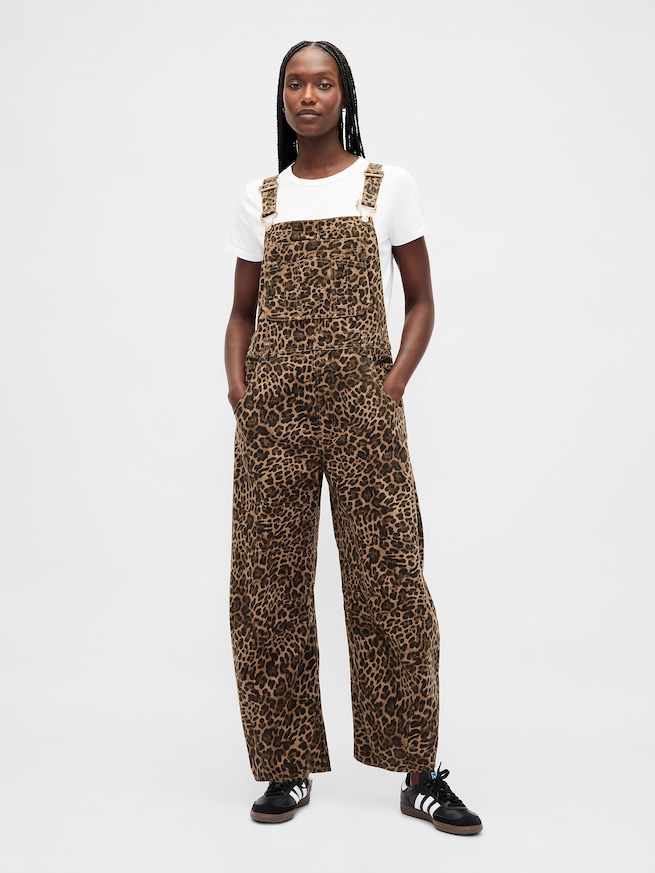 ウルトラソフトデニム ホースシュー オーバーオール-0