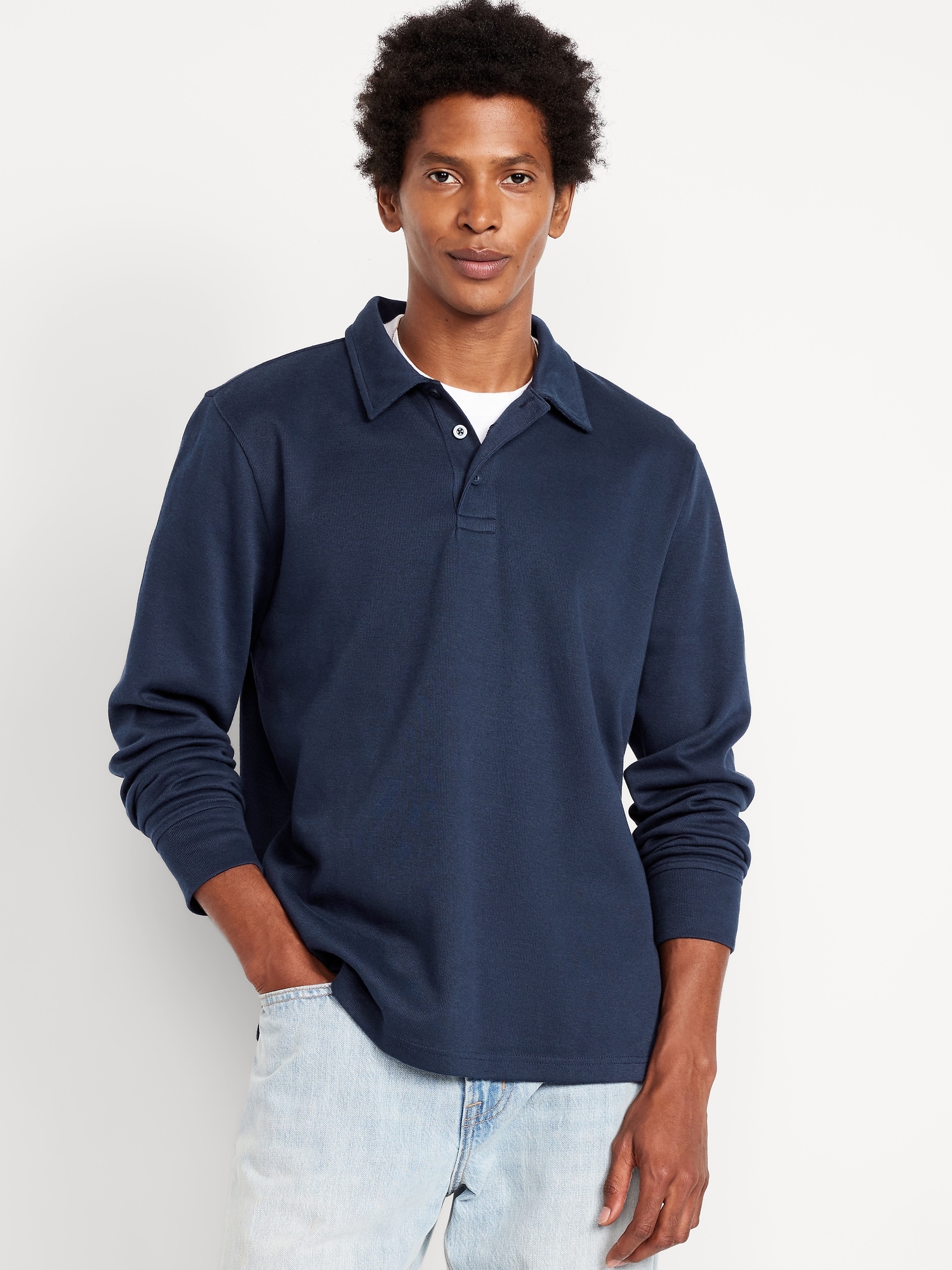 Men's Long Sleeve Polo Shirts | Old Navy Canada