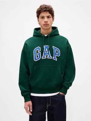 エクストラヘビーウェイト フレンチテリー オーバーサイズ GAPロゴパーカー