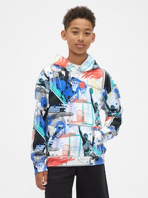 ヴィンテージソフト リラックス グラフィックパーカー (キッズ)