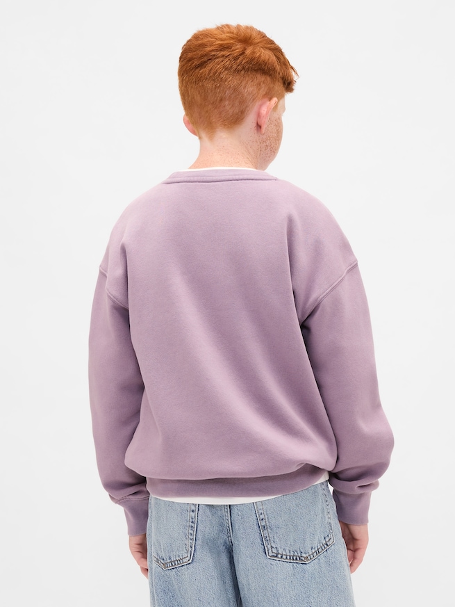 ヴィンテージソフト リラックスフィット スウェットシャツ (キッズ)-2