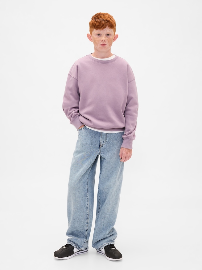 ヴィンテージソフト リラックスフィット スウェットシャツ (キッズ)-3