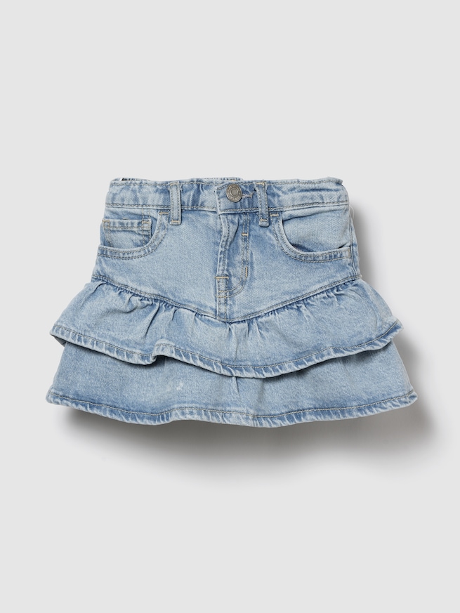 デニム ラッフルヘム スカート（幼児・べビー）-3