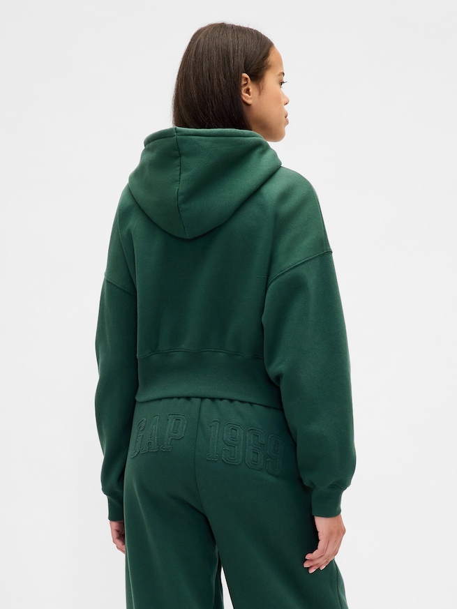 ヴィンテージソフト 1969 GAPロゴ ジップアップパーカー-2