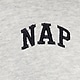 NAPロゴ モックネック クロップド スウェットシャツ