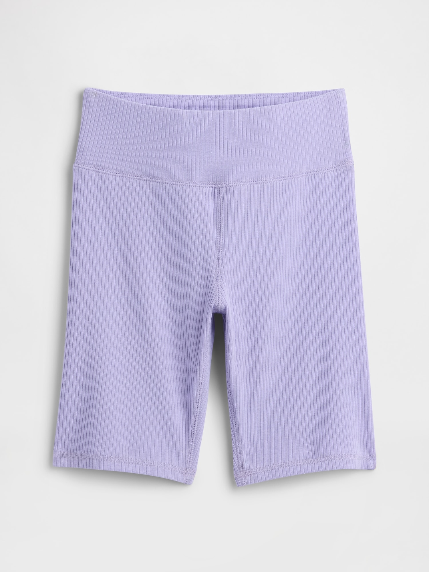 Kids Ribbed Bike Shorts