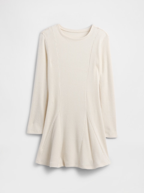 Kids Ribbed Sweater Dress