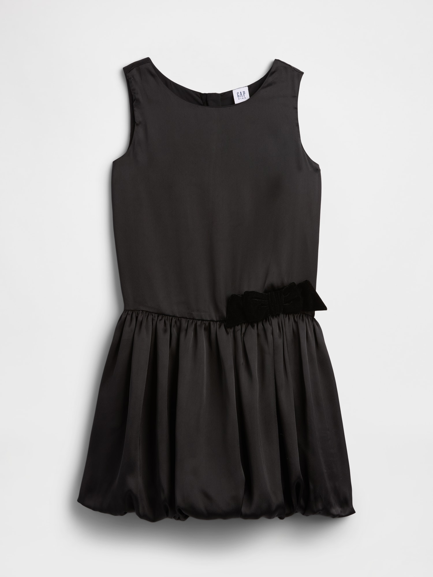 Kids satin bubble dress